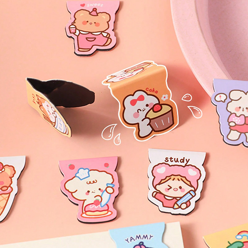 Bookmark Magnetic Clip - 5 pçs bonito dos desenhos animados