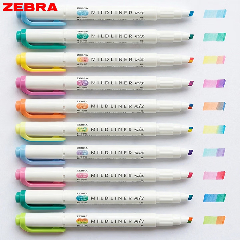 Zebra Pen Mildliner - Caneta Marcadora Mildliner Zebra WKS23 em