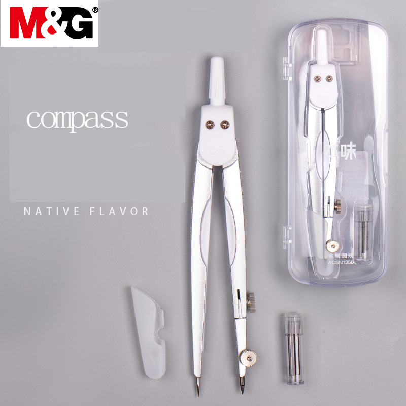Compass Geometry Set - Compasso Escolar M&G, Ferramenta de Desenho,