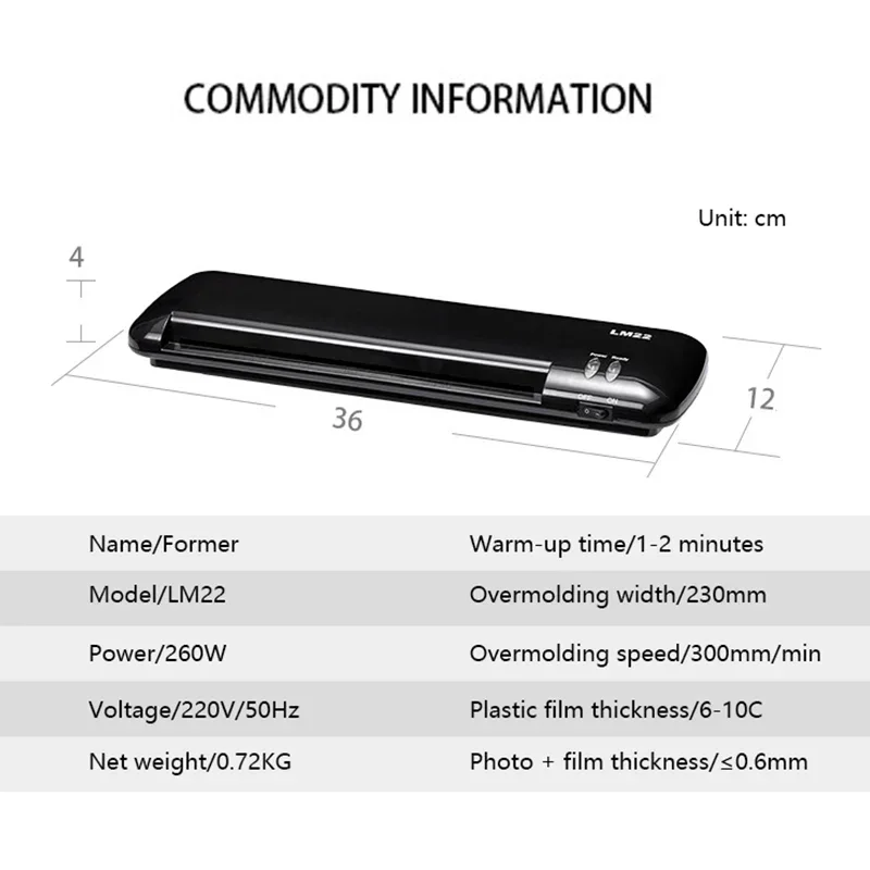 Document Laminator Pouch - Excelente máquina de laminação a frio