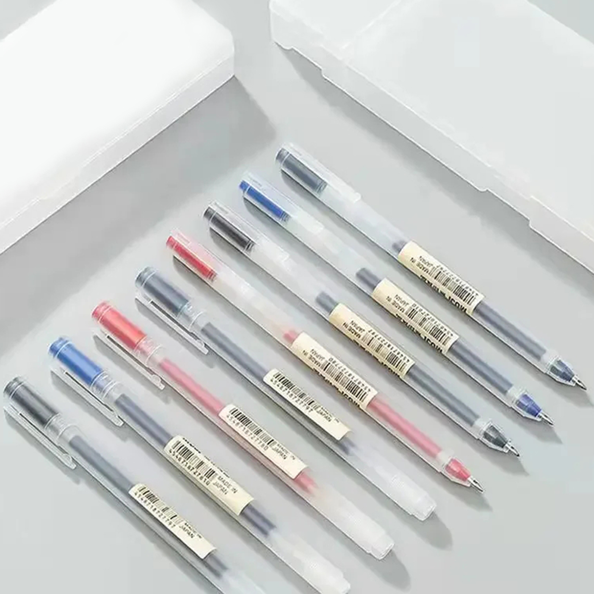 Muji Stationery Gel Pen - 3-6 Pçs/set 0.38mm Kawaii MUJIs Caneta