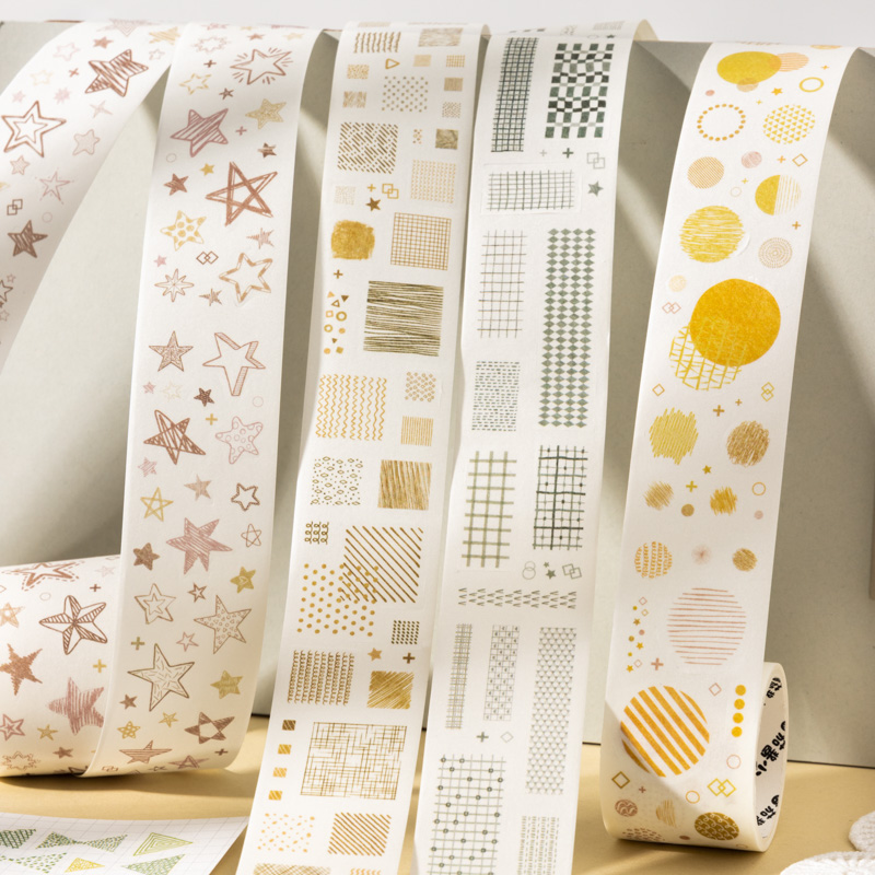 Washi Tape Set - Fita Washi JIANQI 30mm * 2m