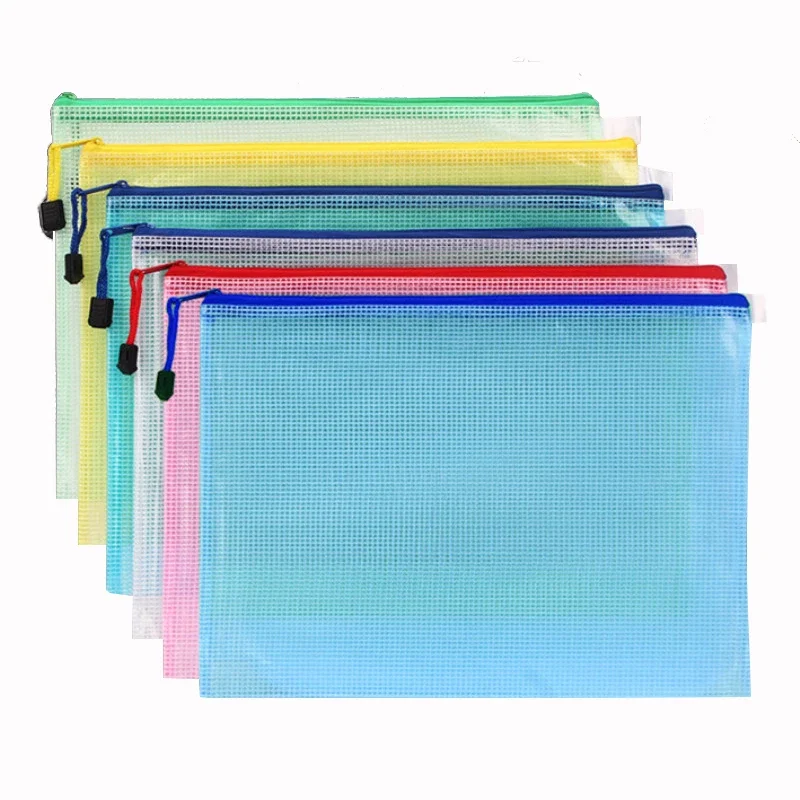 Portfolio Folder Zip - 1 pçs pasta de armazenamento de