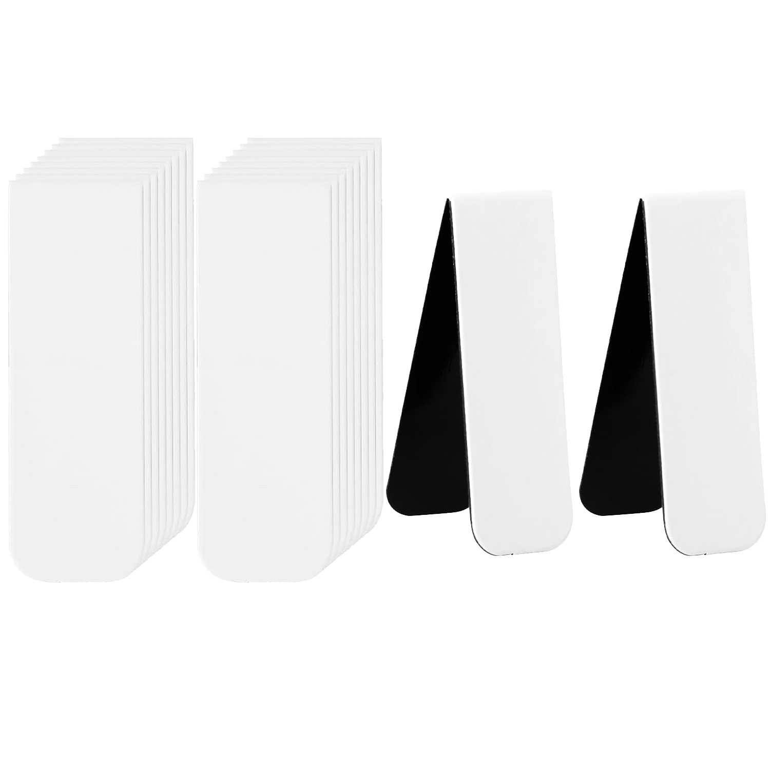 Bookmark Magnetic Clip - 15 Marcadores Magnéticos em Branco para