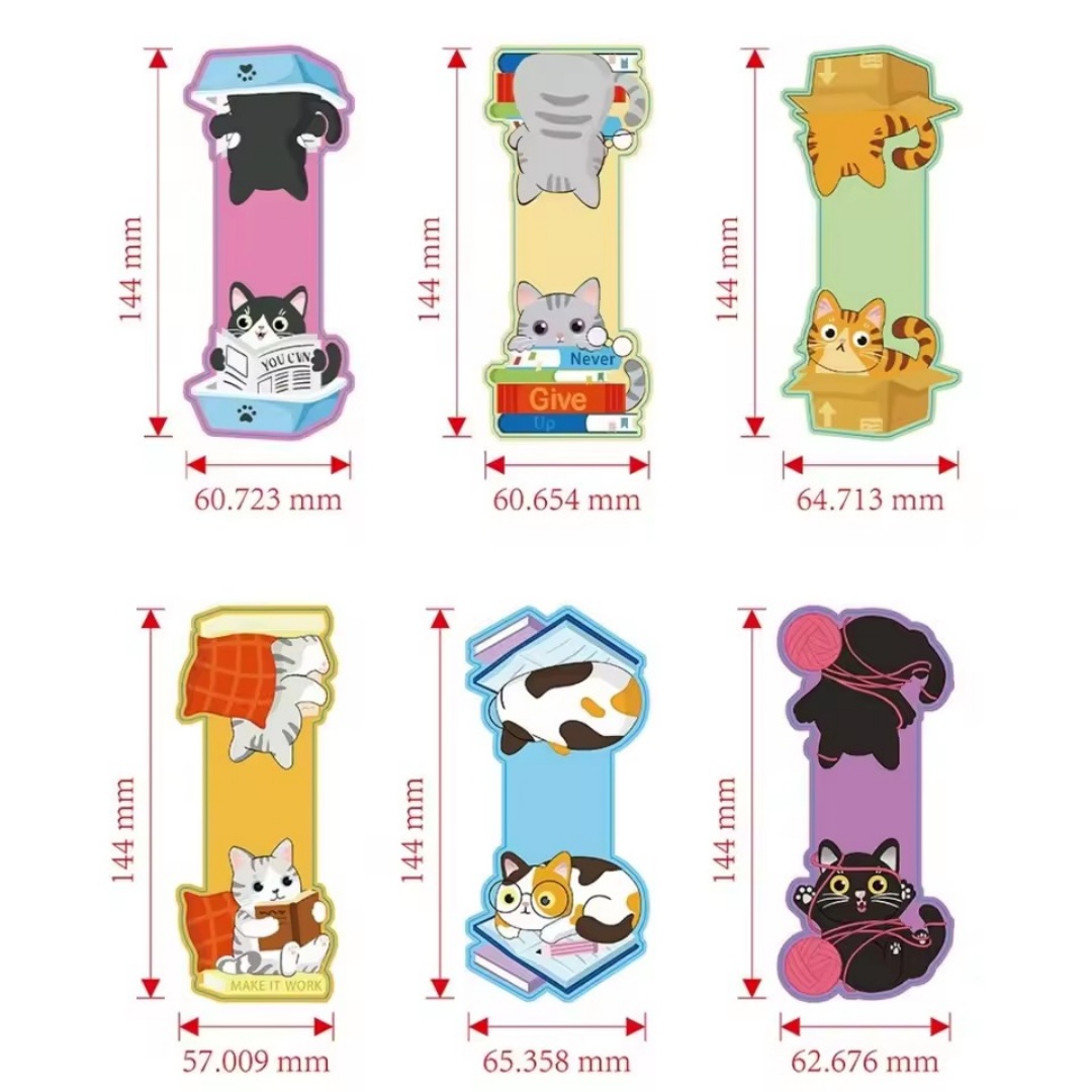 Bookmark Magnetic Clip - 1 conjunto de Marcadores Magnéticos Criativos