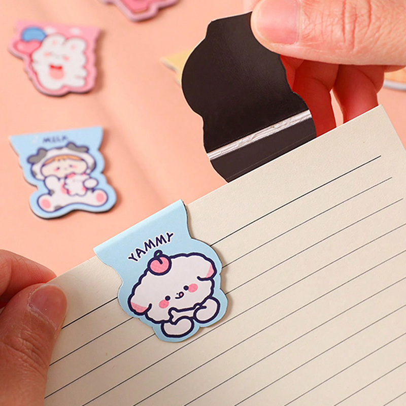 5 pçs bonito dos desenhos anim - Bookmark Magnetic Clip avaliação e preço
