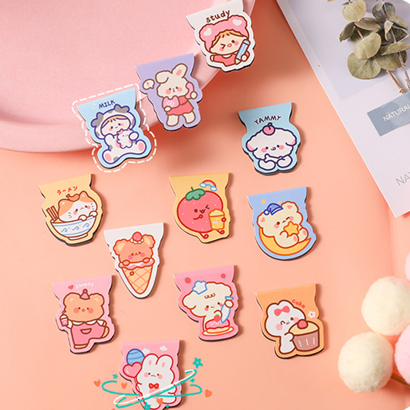 5 pçs bonito dos desenhos anim - Bookmark Magnetic Clip avaliação e preço