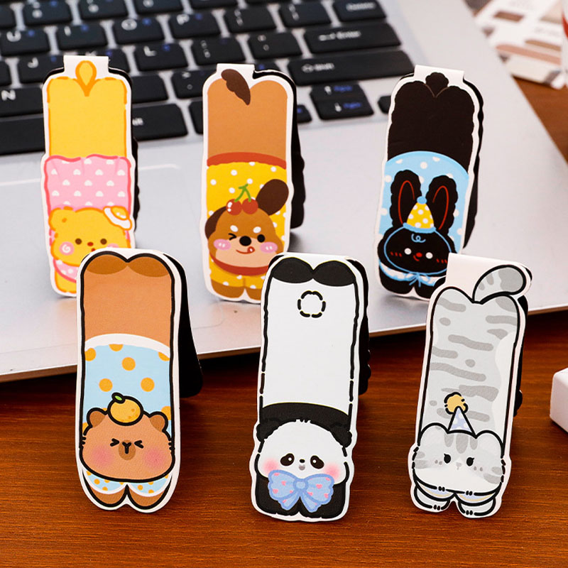 Conjunto de 6 Marcadores Magné - Bookmark Magnetic Clip avaliação e preço