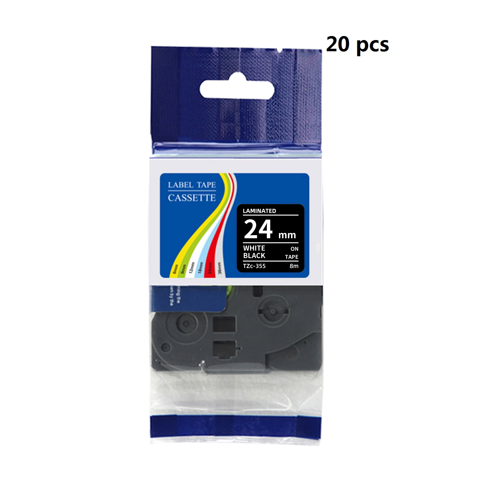 Pacote com 20 fitas de etiquet - Label Printer Tape avaliação e preço