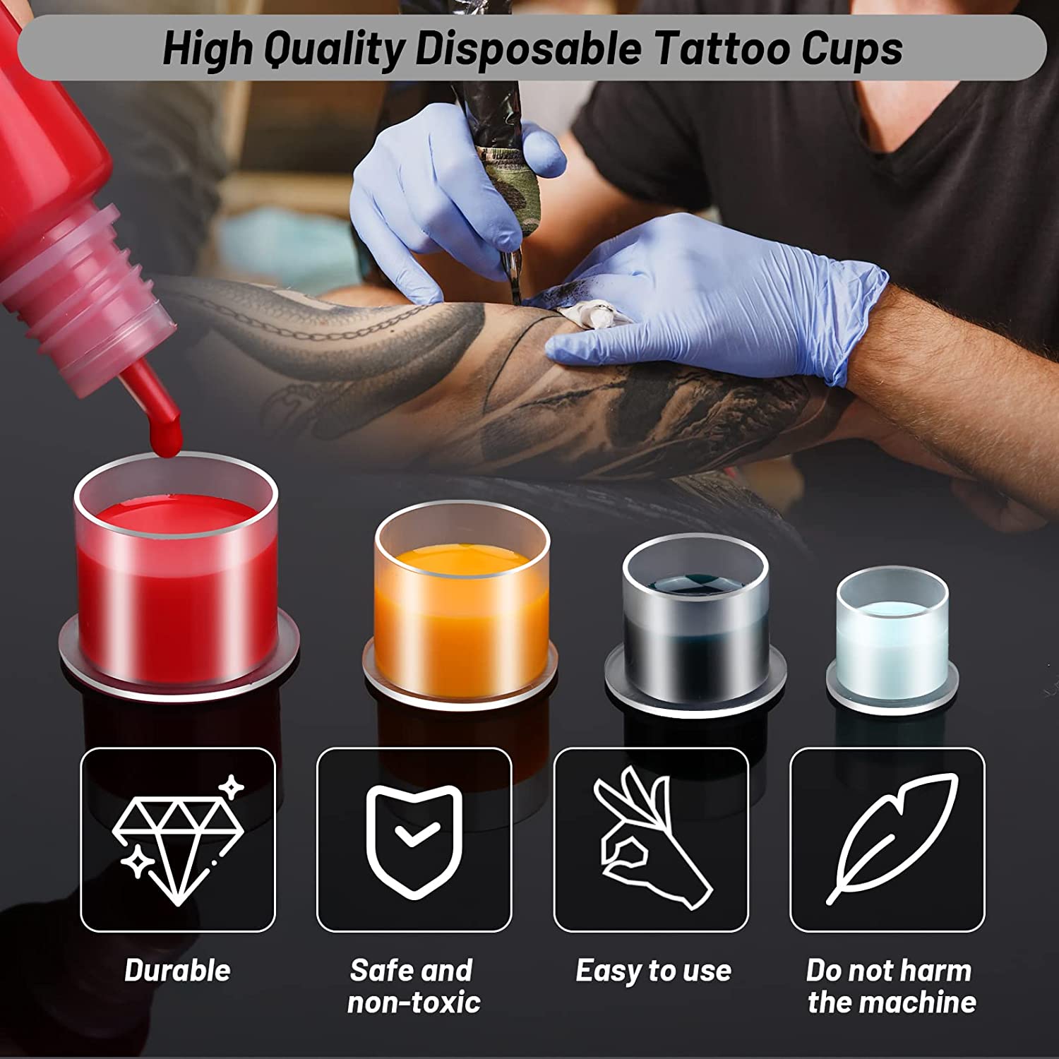 100 unidades de Copos Descartá - Calligraphy Ink Bottle avaliação e preço