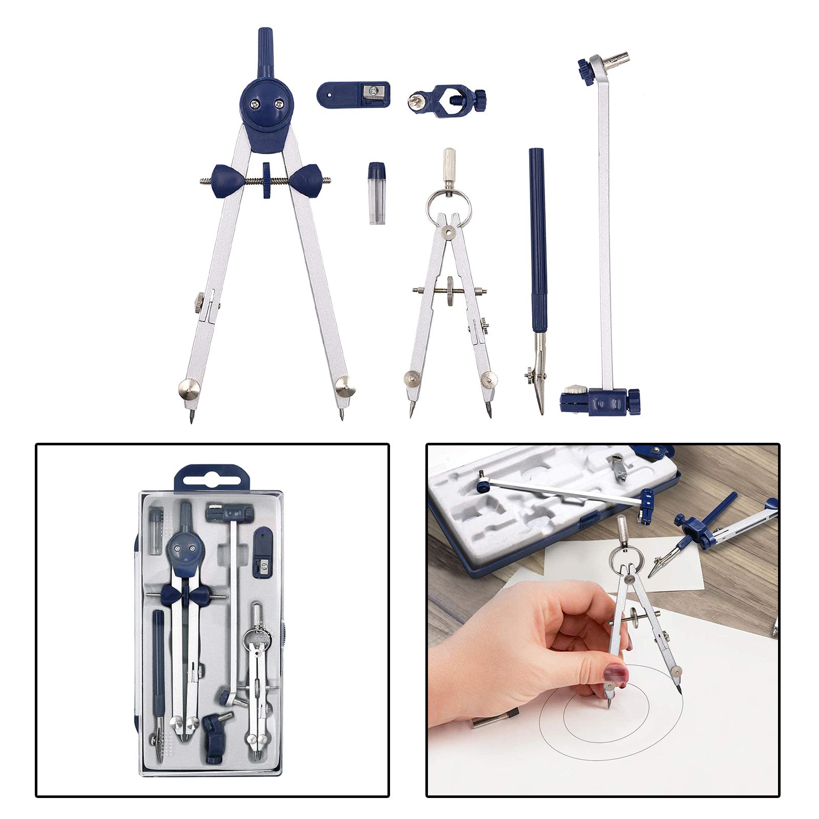 Conjunto de geometria de 7 peç - Compass Geometry Set avaliação e preço