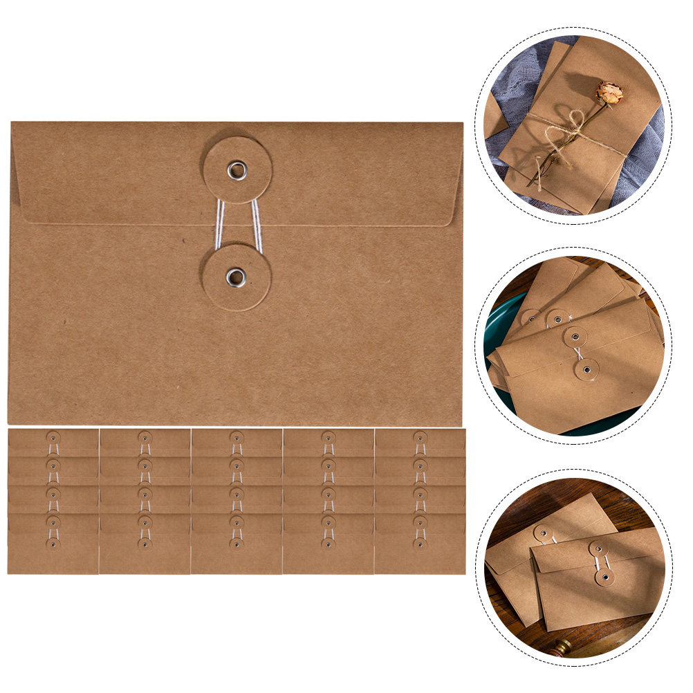 30 Envelopes de Papel Kraft em - Letter Envelope Kraft avaliação e preço