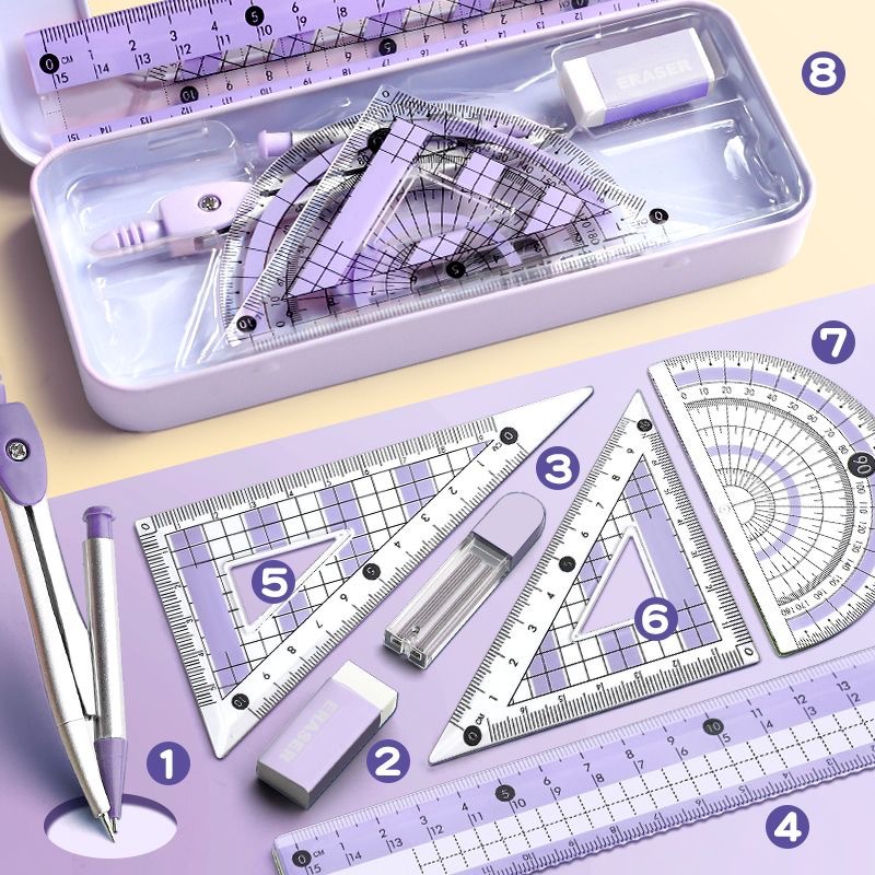 Conjunto Profissional de Compa - Compass Geometry Set avaliação e preço