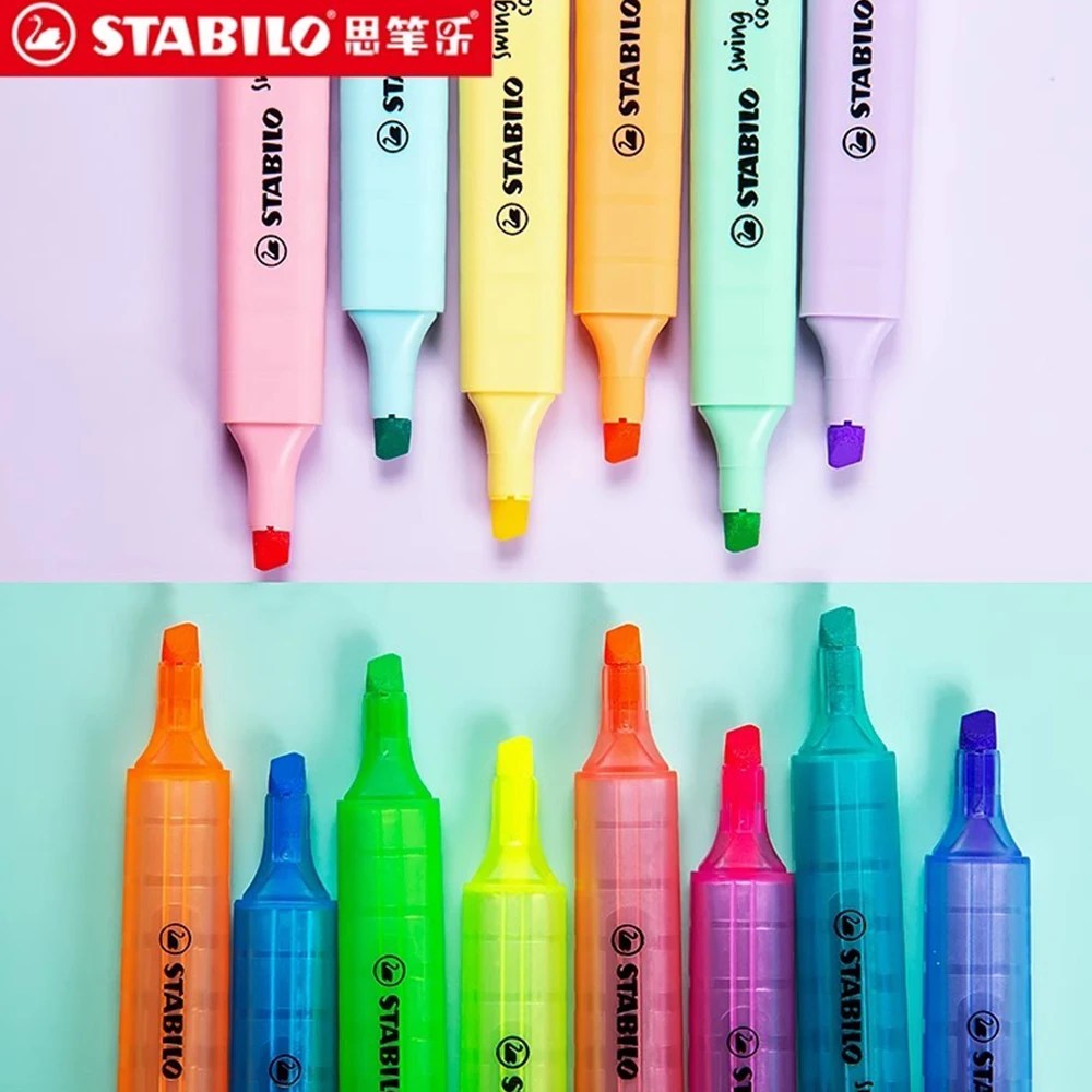 Conjunto de marcadores marcado - Stabilo Marker Swing Cool avaliação e preço