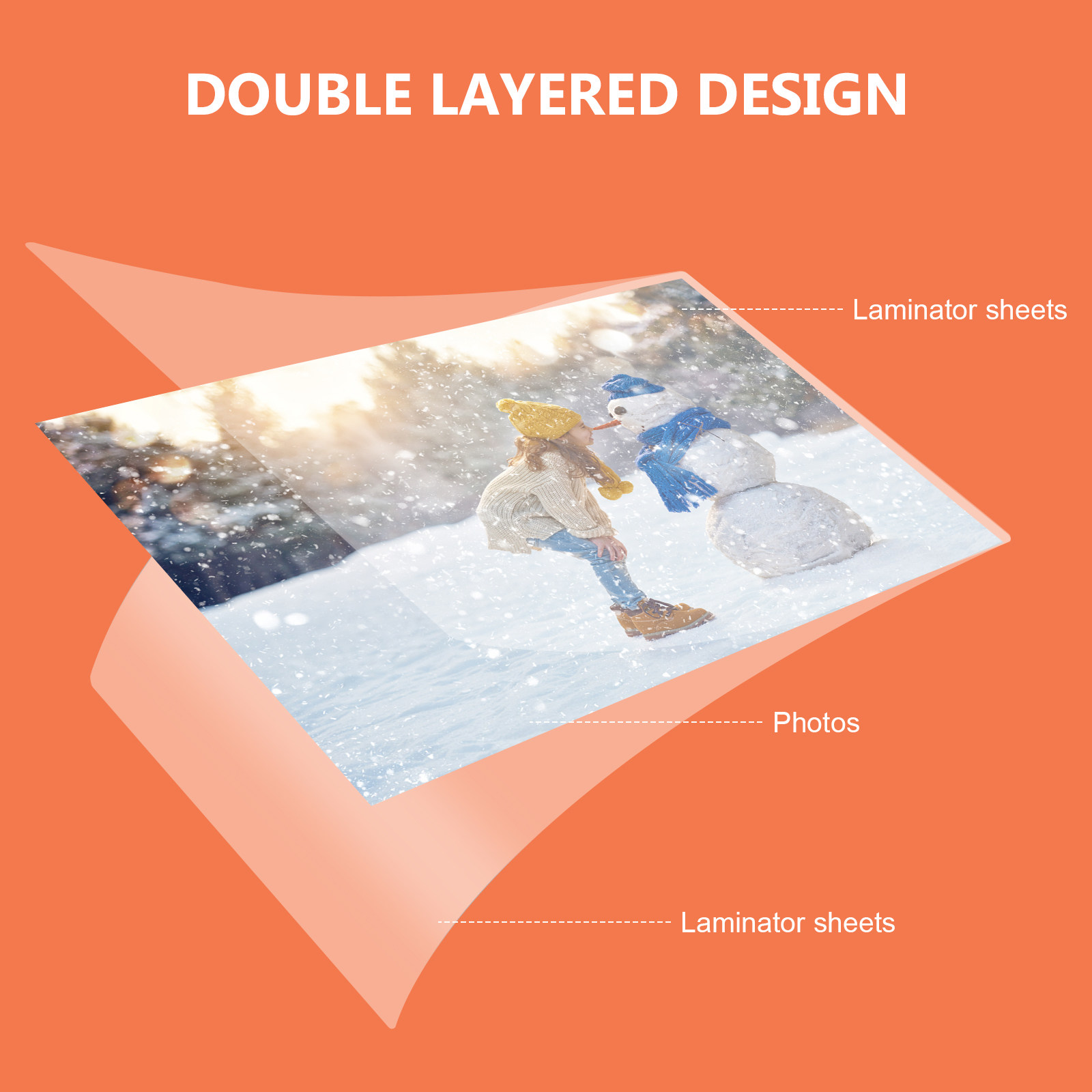 100 Folhas Transparentes para  - Document Laminator Pouch avaliação e preço