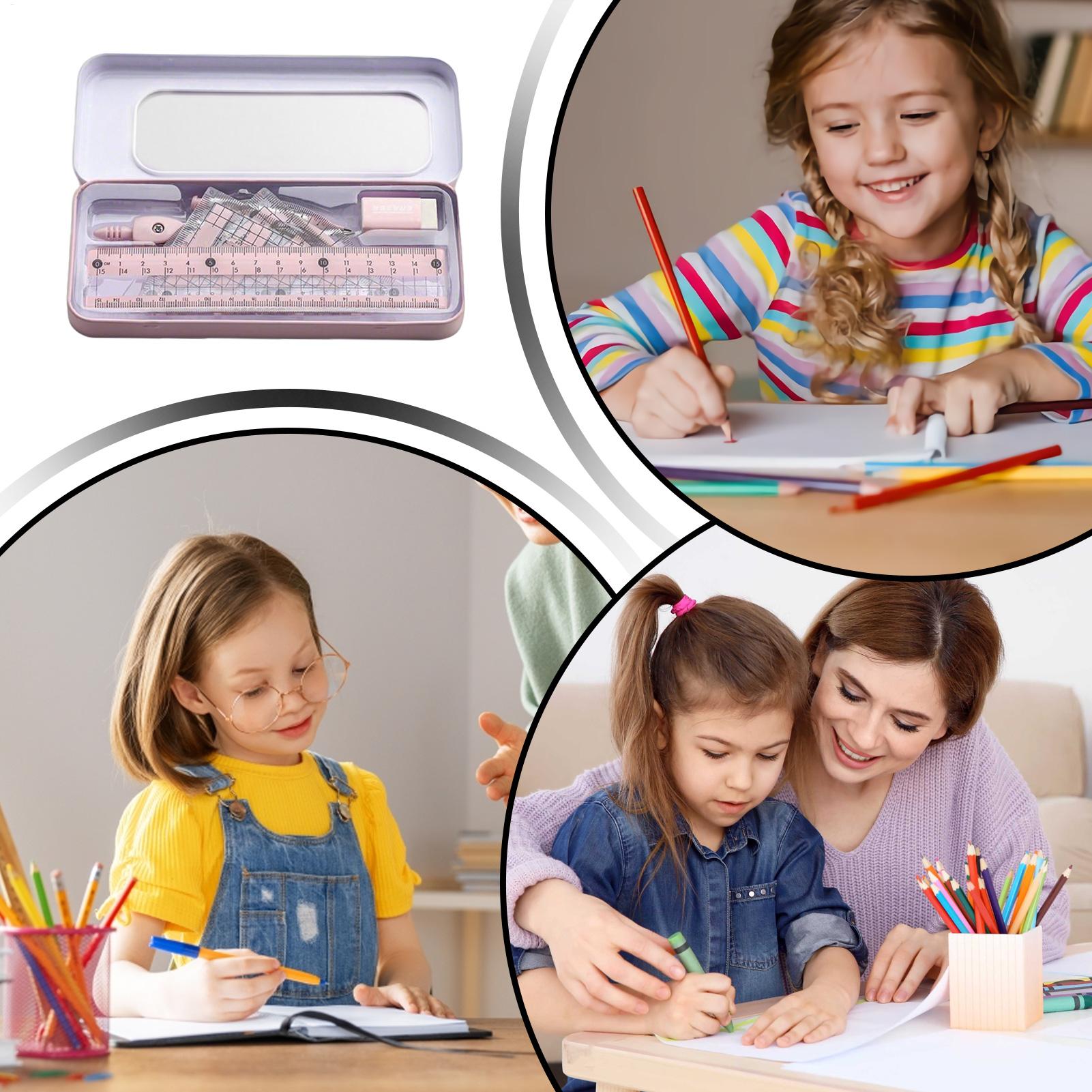 Conjunto geométrico para estud - Compass Geometry Set avaliação e preço