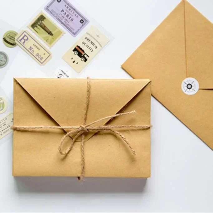 30 Envelopes Kraft Vintage Gra - Letter Envelope Kraft avaliação e preço