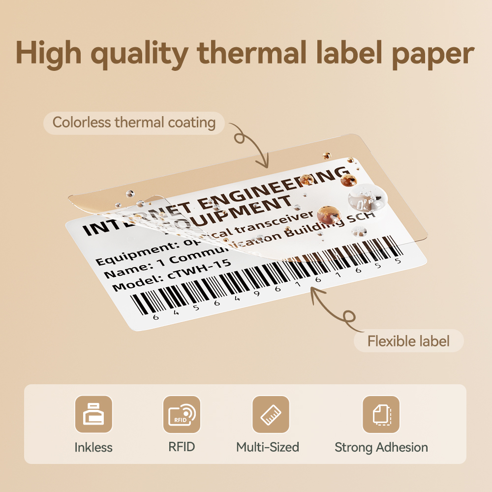 Etiqueta de papel à prova d'ág - Label Printer Tape avaliação e preço