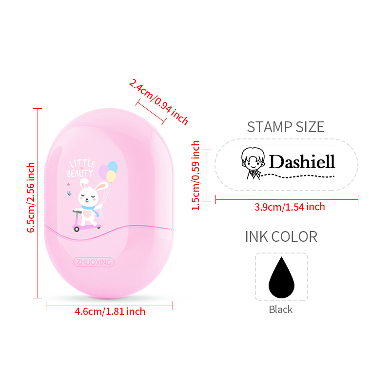 Carimbo personalizado com nome - Self Inking Stamp avaliação e preço