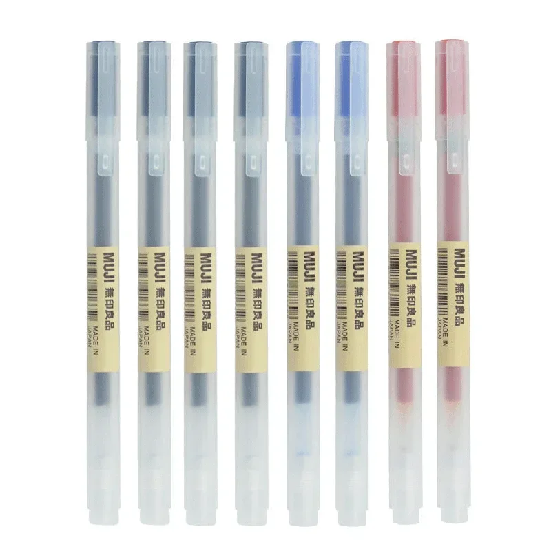 6/8 Pçs/set MUJIs Caneta Gel P - Muji Stationery Gel Pen avaliação e preço