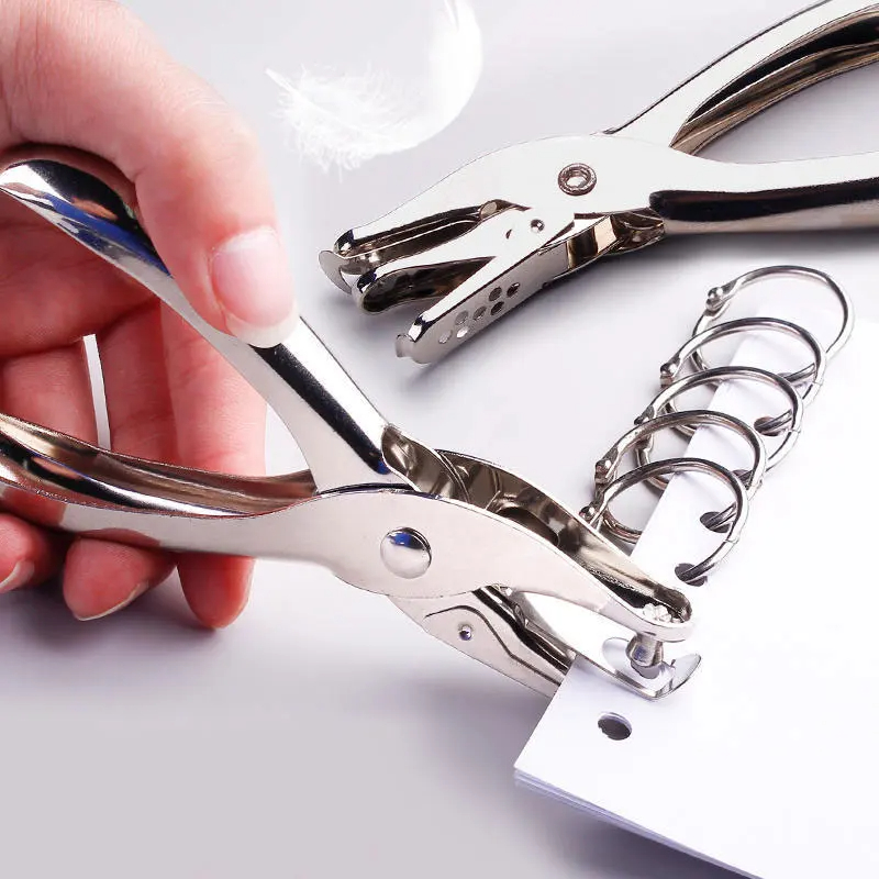 Máquina de perfuração portátil - Paper Punch 3 Hole avaliação e preço