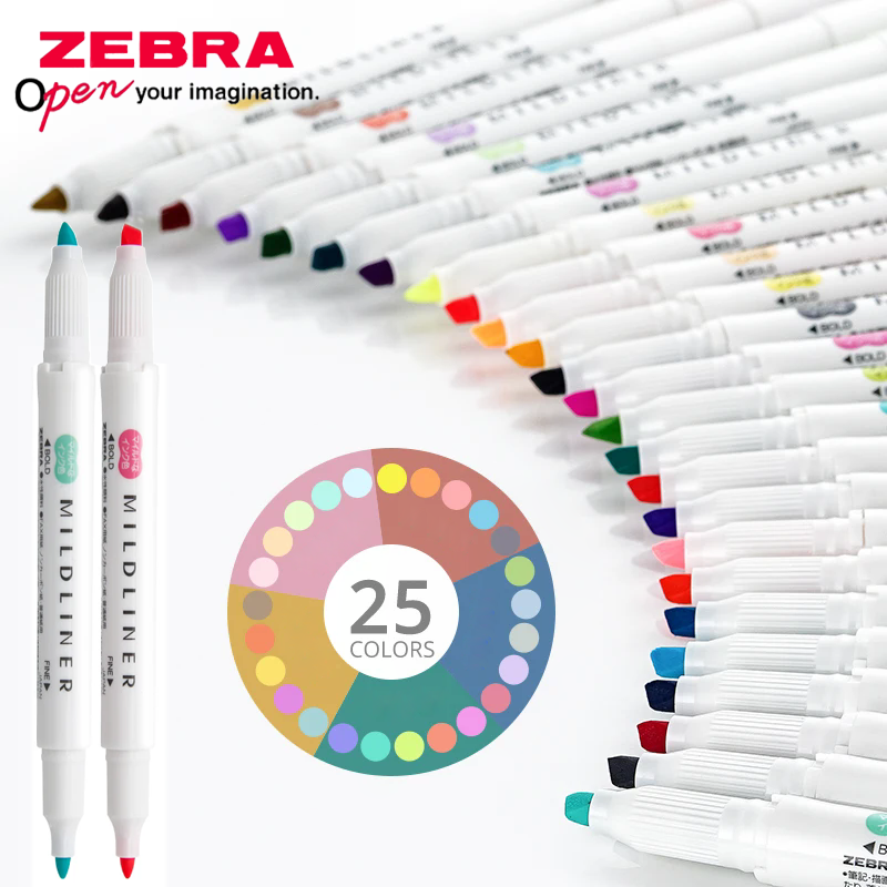 Conjunto de Marcadores Hidross - Zebra Pen Mildliner avaliação e preço