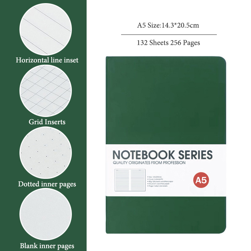 Cadernos A5, 4 Tipos de Página - Notebook Dotted A5 avaliação e preço