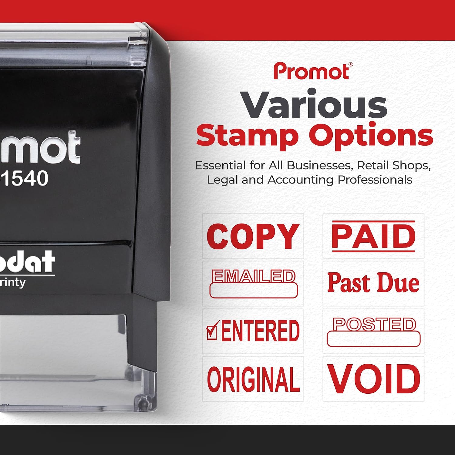 Carimbo Automático Recarregáve - Self Inking Stamp avaliação e preço