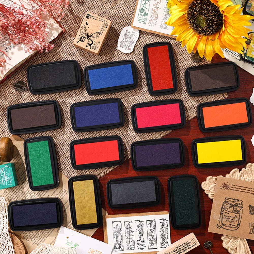 Novo bloco de tinta colorido f - Self Inking Stamp avaliação e preço
