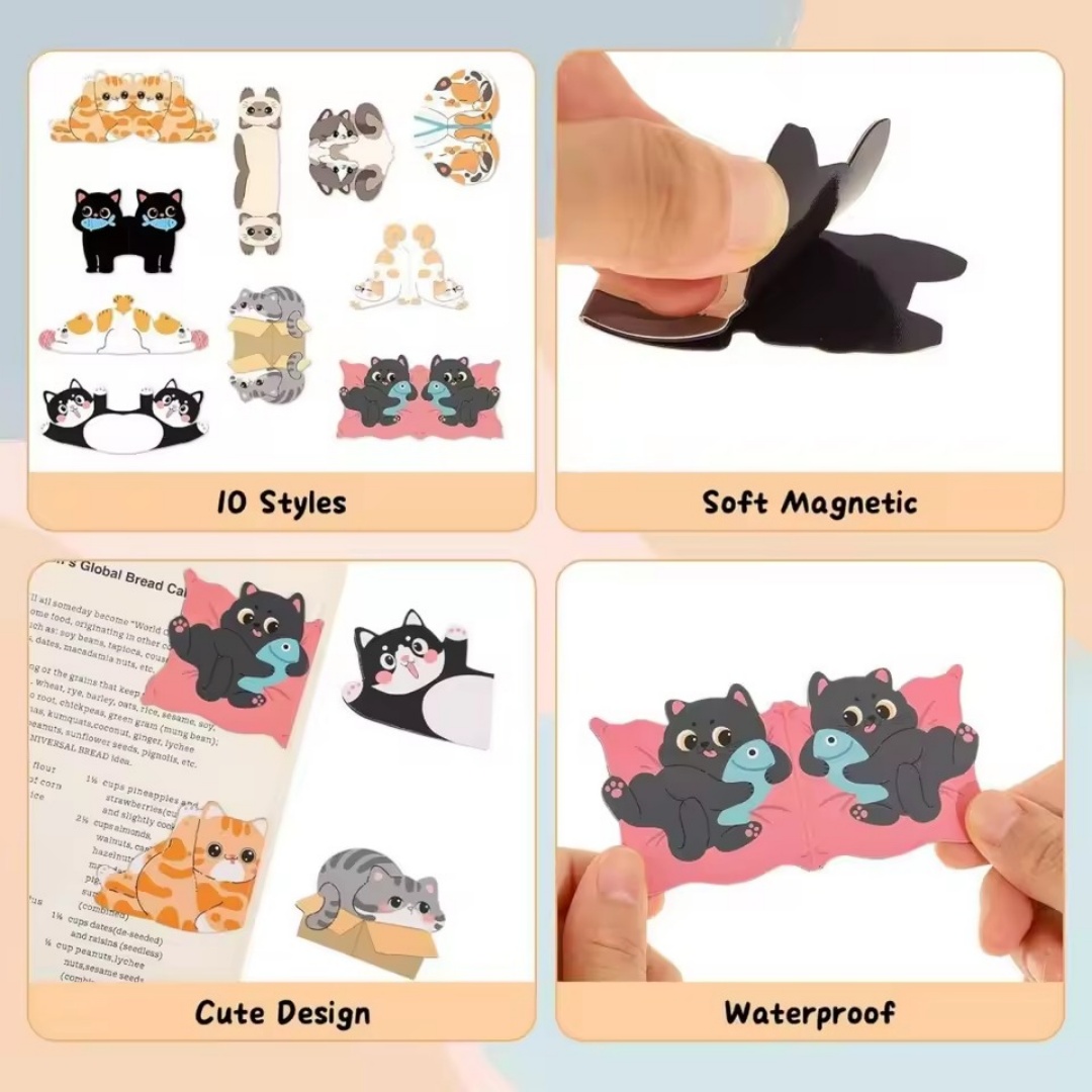 1 conjunto de Marcadores Magné - Bookmark Magnetic Clip avaliação e preço
