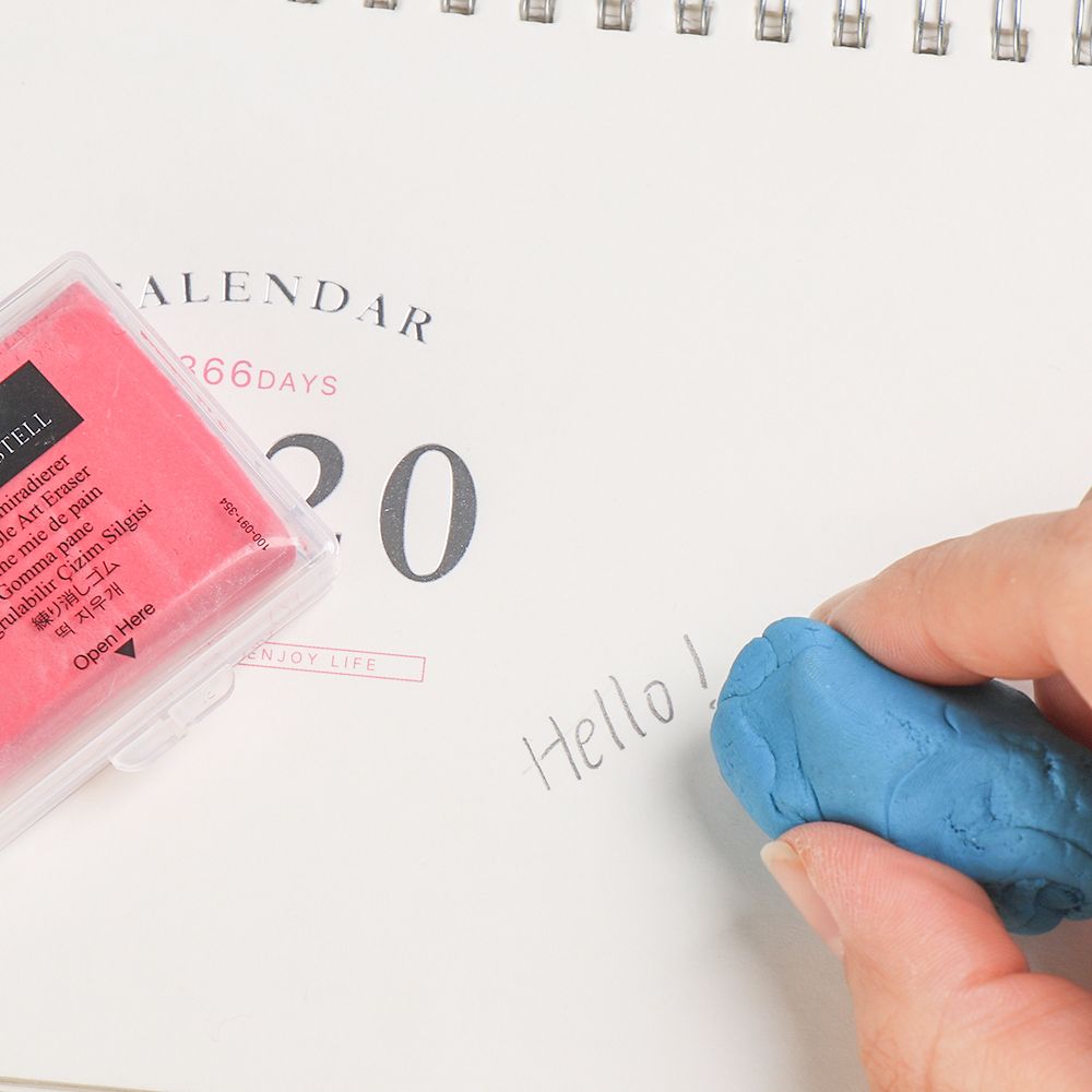 Borracha de Plástico Colorida  - Rubber Eraser Kneaded avaliação e preço