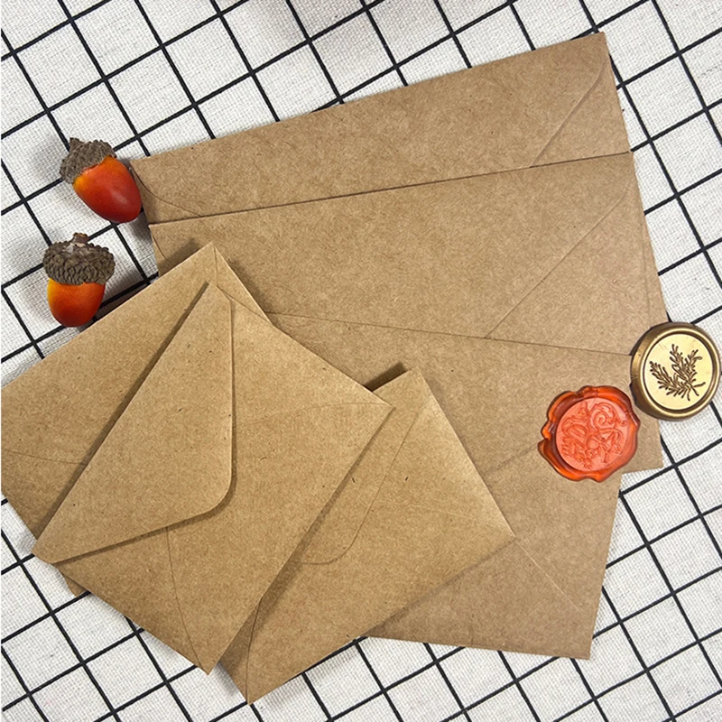 50 peças de envelopes de papel - Letter Envelope Kraft avaliação e preço
